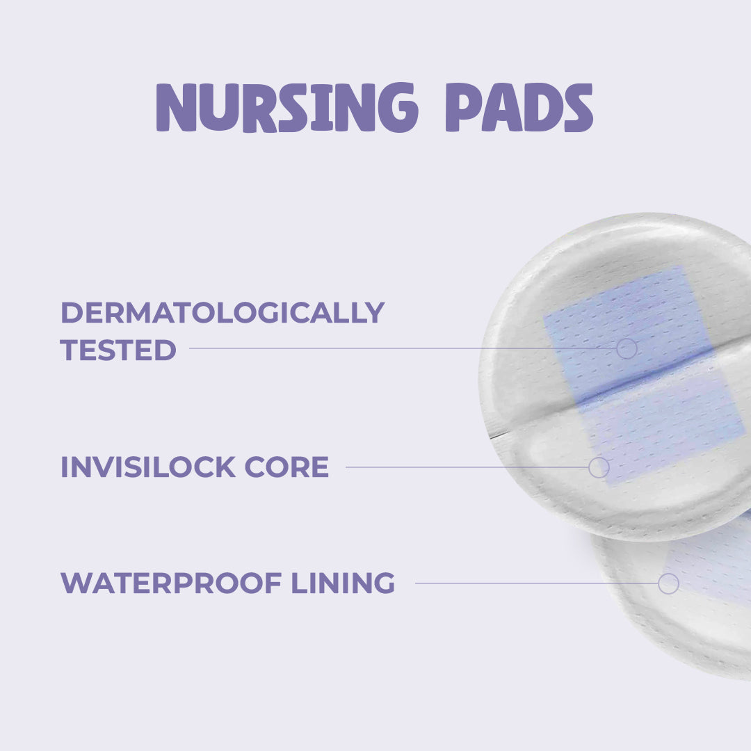 12 Pcs Disposable Nursing Pads – Ultra-Soft & Leakproof