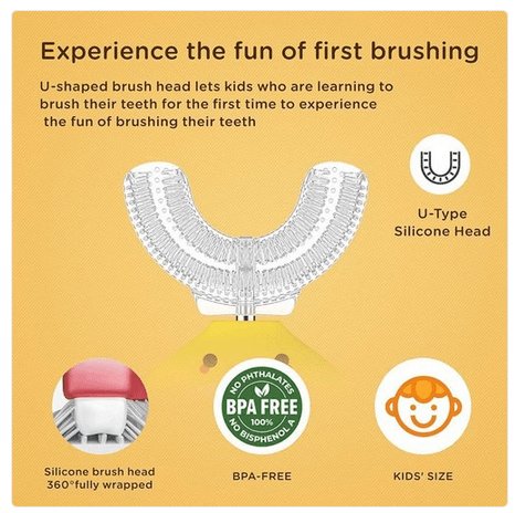 Deepsea Mi Babe High Quality Silicon Finger Toothbrush for kids, toddlers soft Safe Baby Teether.