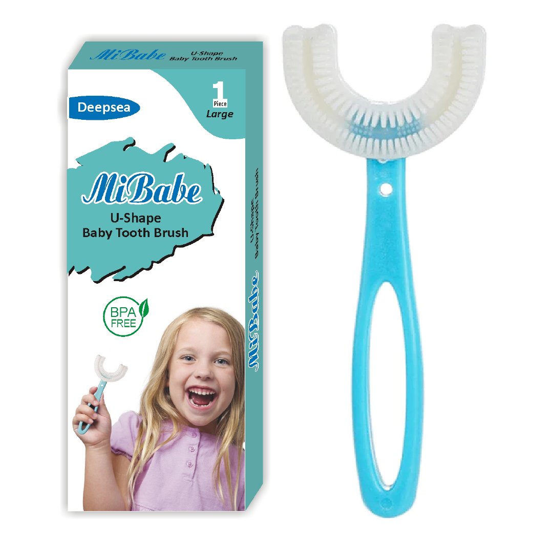 Deepsea Mi Babe High Quality Silicon Finger Toothbrush for kids, toddlers soft Safe Baby Teether