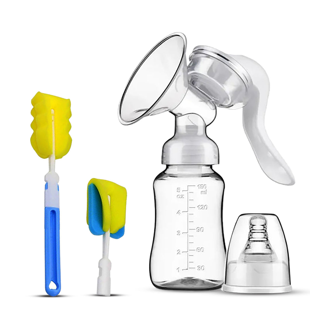 Nakson's Ergonomic Manual Breast Pump - Safe, Portable, and Eco-Friendly.