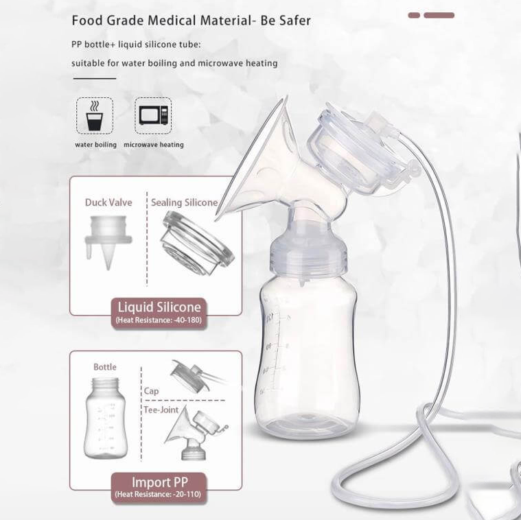 Single Electric Breast Pump - 9 levels / 2 modes.