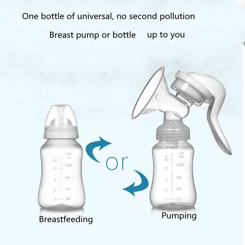 Nakson's Ergonomic Manual Breast Pump - Safe, Portable, and Eco-Friendly.