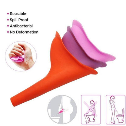 Urination device portable High Quality outdoor travel urinal funnel for women PeeComfort Deepsea Life Sciences.