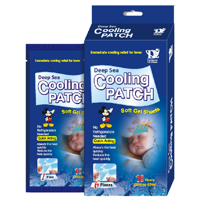 Deepsea Cooling Patch Fast fever relief 6 Patches long lasting