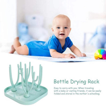 Baby Feeder Bottle Drying Rack, Large Capacity Dryer Holder For Babies Bottles Nipples Pump