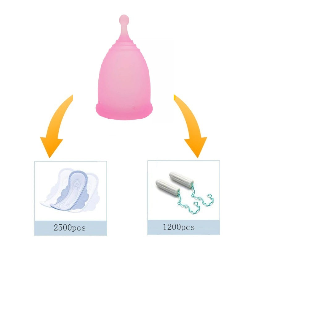 Imported Menstrual Cup Black Small Large Silicone Cups / Period Cup Silicone Feminine Care Female Fairy Hygiene