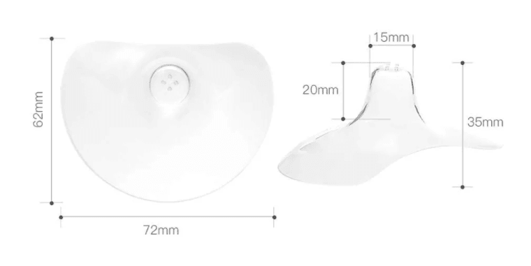 Nipple Cope - Protector Ultra Thin & Soft Semi cricle Shape Deepsea Life Sciences - Nakson