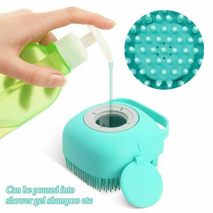 Mibabe Silicone Bath Exfoliator Brush Body Shower Brush With Soap, Shampoo And Gel Dispenser Body Brush Body Scrubber Brush Bath Body Shower - Nakson