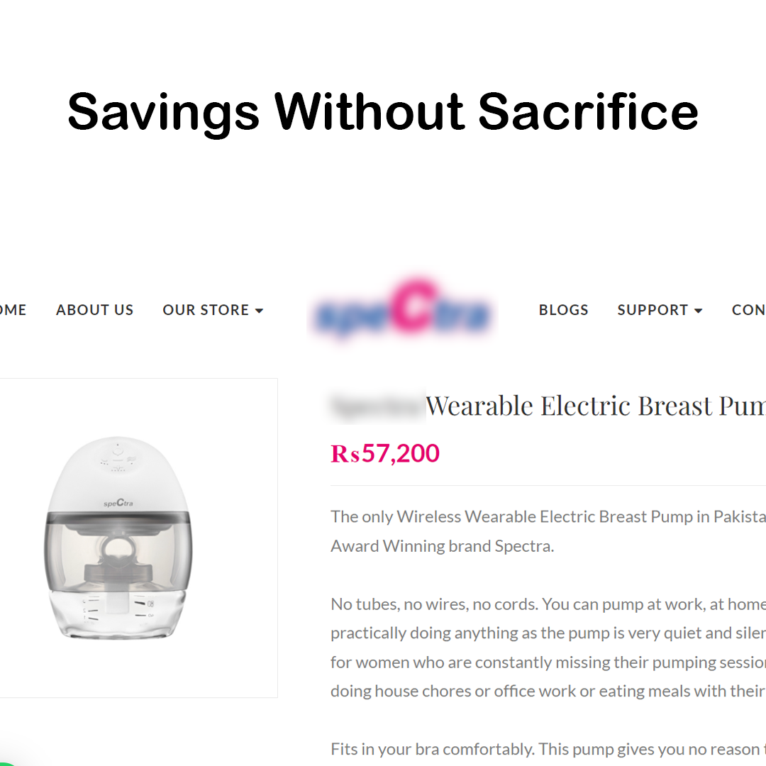 Wearable Electric Breast Pump Hands Free LED Display Screen – Deepsea Life  Sciences